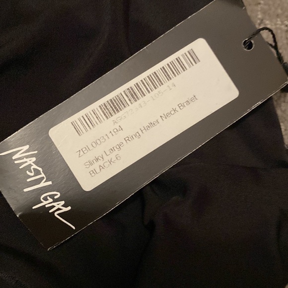 🦋4/$20 SALE - NWT Ring Halter Neck Bra Top from Nasty Gal - Picture 5 of 6